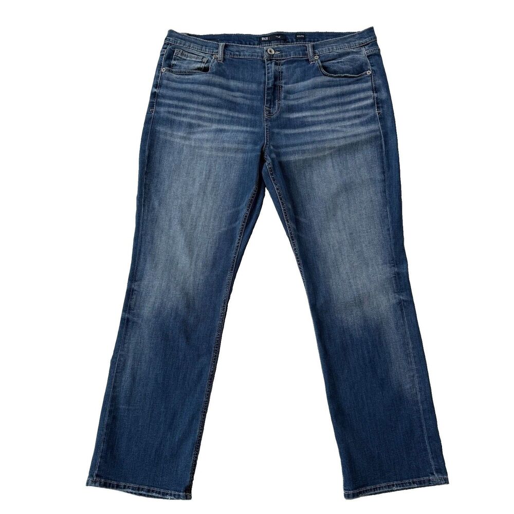 BKE Tyler Men's 34x32 Denim Blue Jeans Medium Wash Straight Leg Casual Everyday